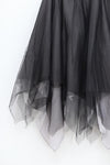 marc le bihan tulle skirt 2591 BLACK/GREY black/grey
